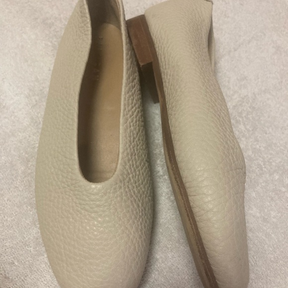 Balagan Shoes - Balagan Ballerina Cream Flats Minimalist Design